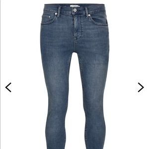 Topman Super Spray On Skinny Jeans Size 34.